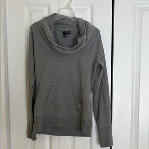 Bench light Grey Cowl Neck Hoody Sweater. Size medium, fits like small